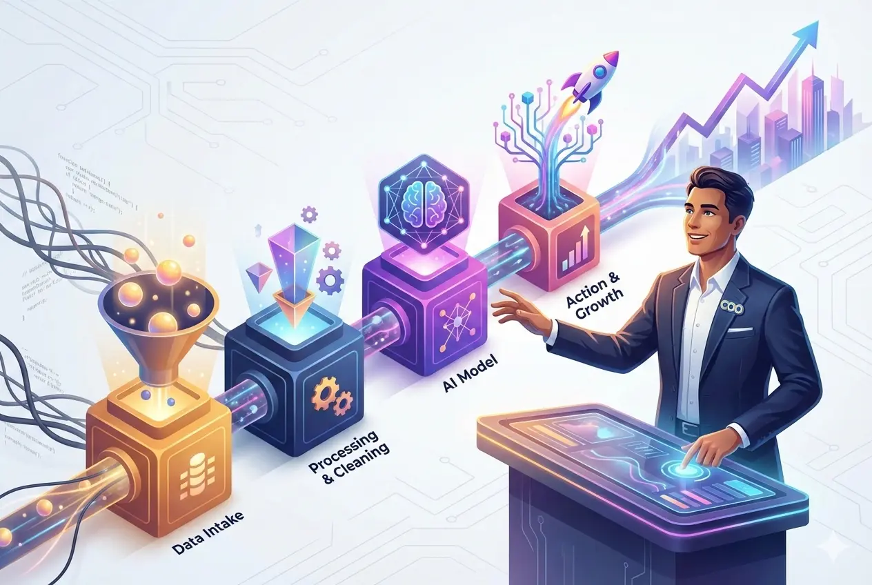 The COO's Blueprint: Building a No-Code AI Pipeline for Business Automation & Growth